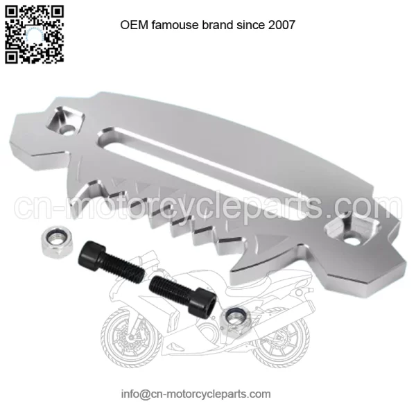 10"aluminum Devil Skull Hawse Fairlead for Synthetic Winch Rope Guide 4x4 Silver