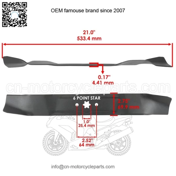 42" Deck Blade For MTD T107 T110 T110K T130 T210 Z510 CLT42G M 175-42 M 135-38 - Image 2