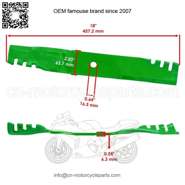 483317 482961 A48108 48108 482878 482462 482467 481707 Toothed Blade For Scag - Image 2