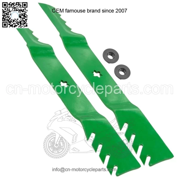 112-0315 1120315 42" Deck Blades w/ Nuts for Toro LX420 LX423 LX425 LX426 LX427 - Image 4