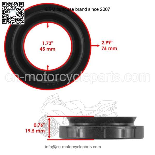 Rear Brake Drum Cover & Seal For Honda Fourtrax 300 TRX300FW 4x4 1988-1996 - Image 3
