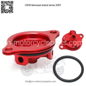 Aluminum Oil Filter Cover w/ Oring Anodized For HONDA TRX450R TRX450ER 2006-2014