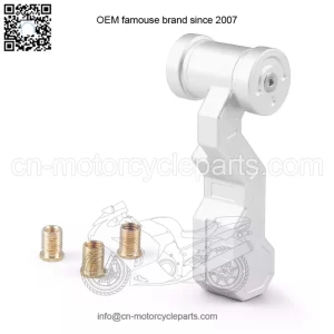 Universal aircraft gear knob long #silver