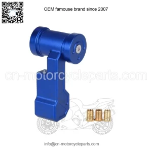 Universal aircraft gear knob short #blue