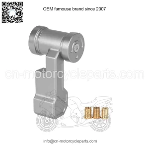 Universal aircraft gear knob short #silver