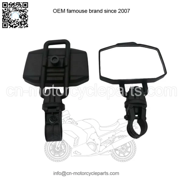 Mirrors Can-am Polaris Cfmoto L+R with homologation E24 - Image 2