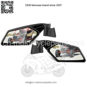 For 2017-2025 Can Am Maverick X3 XRS XDS MAX Racing Style Rear View Side Mirrors