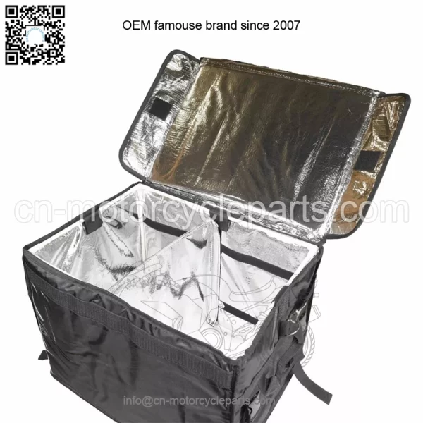 XL 62L Thermal Insulated Delivery Box For Motorcycles Scooters Food Delivery - Image 4