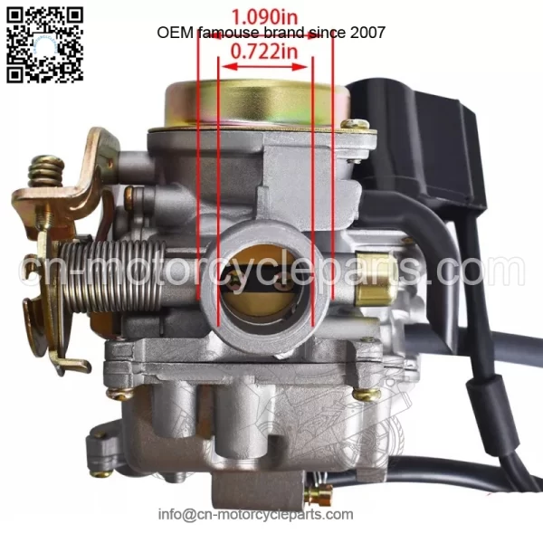 GY6 50cc 100cc Big Bore Carb Carburetor 139QMB 139QMA Scooter Moped ATV 19mm - Image 2