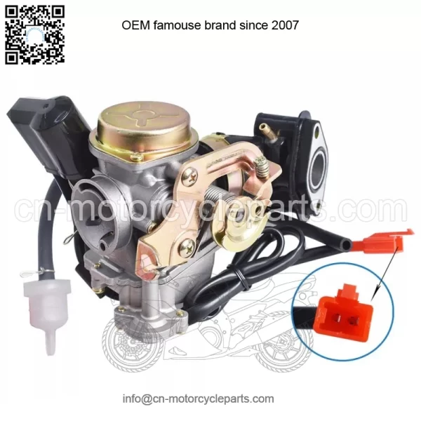 GY6 50cc 100cc Big Bore Carb Carburetor 139QMB 139QMA Scooter Moped ATV 19mm - Image 5