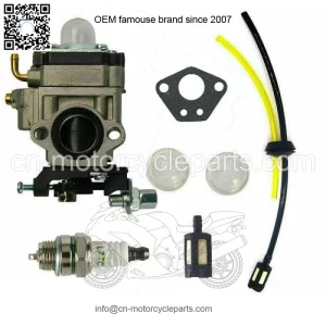 Carburetor Kit For 43cc 52cc 49cc Brushcutter Strimmer Cutter Chainsaw Carb