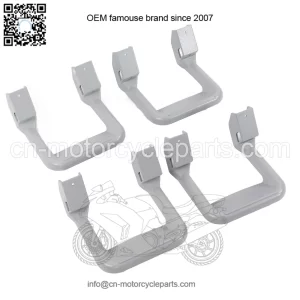 Pickup Aluminum Alloy Footboard 4 Pack #Silver