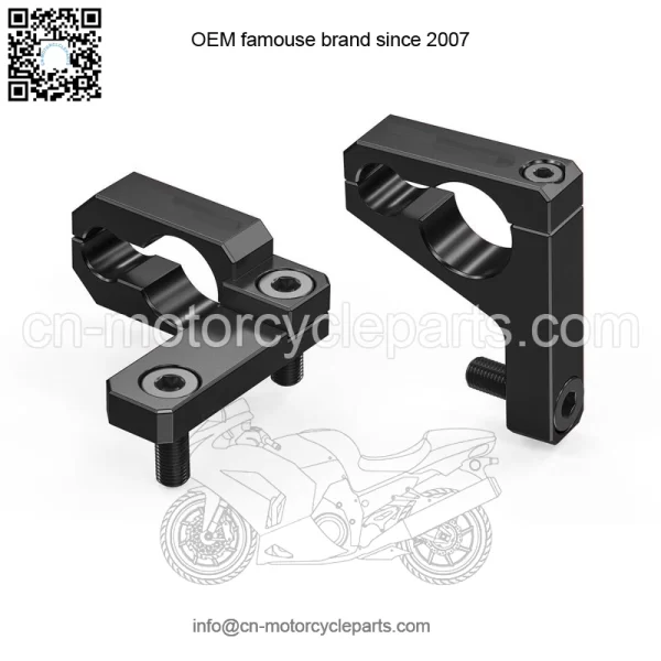 For Honda TRX450ER TRX450R Rear Dual Parking Brake Line Hose Clamps 2006-2009