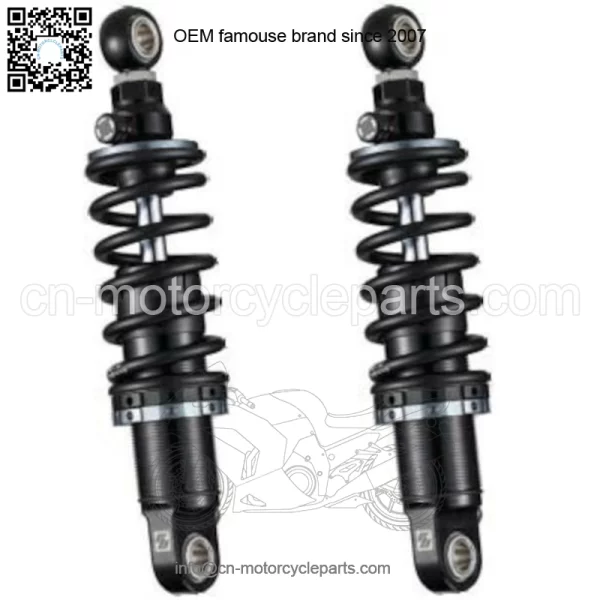Universal Shicane Mono R Twin Shocks 360mm to 370mm Black