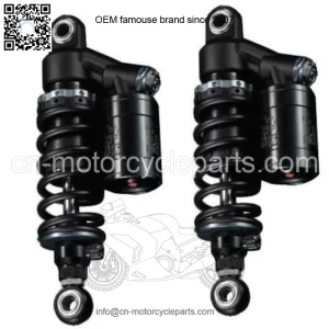 Universal Shicane HLR Twin Shocks 340mm to 350mm Black