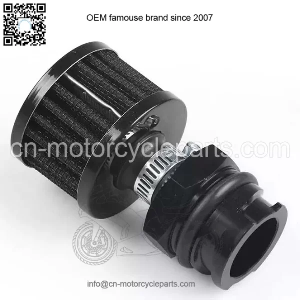 Valve cover connector with air filter