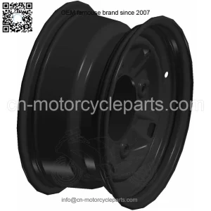 Polaris Off Road Rim, 12 x 6, Black,  OEM Part 1523395-067, Qty 1
