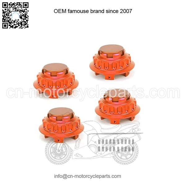 Mercedes-Benz wheel center cover #orange - Image 2
