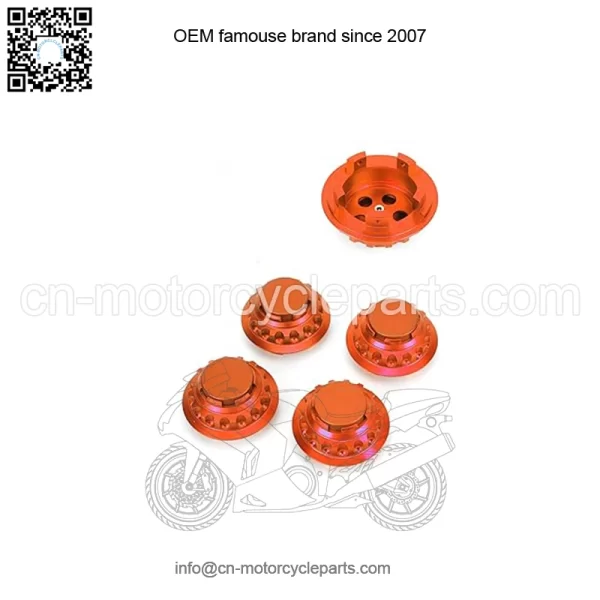 Mercedes-Benz wheel center cover #orange - Image 3