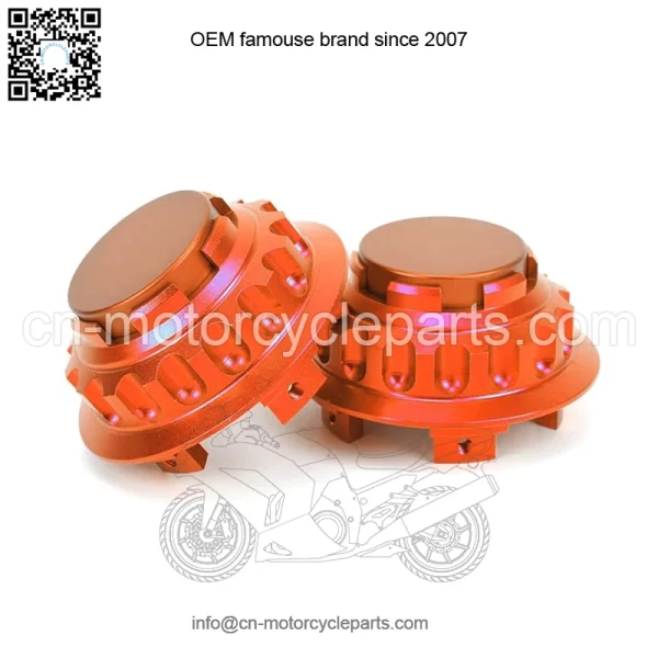 Mercedes-Benz wheel center cover #orange - Image 4