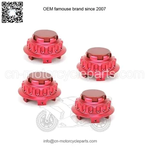 Mercedes-Benz wheel center cover #red