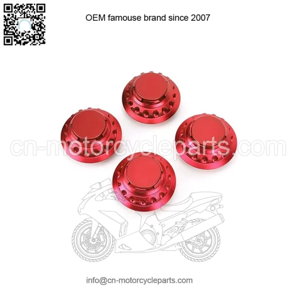 Mercedes-Benz wheel center cover #red - Image 2