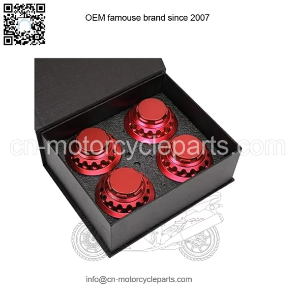 Mercedes-Benz wheel center cover #red - Image 3