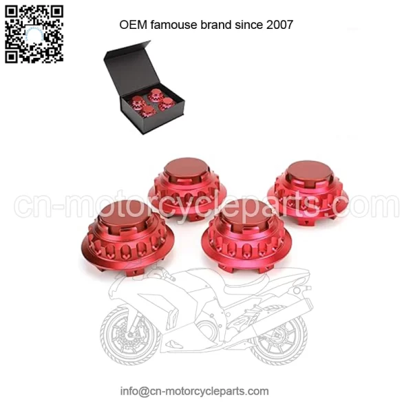 Mercedes-Benz wheel center cover #red - Image 4