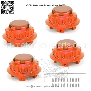 BMW Honda wheel center cover #orange