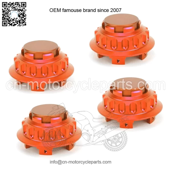 BMW Honda wheel center cover #orange - Image 2