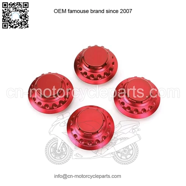 BMW Honda wheel center cover #red - Image 3