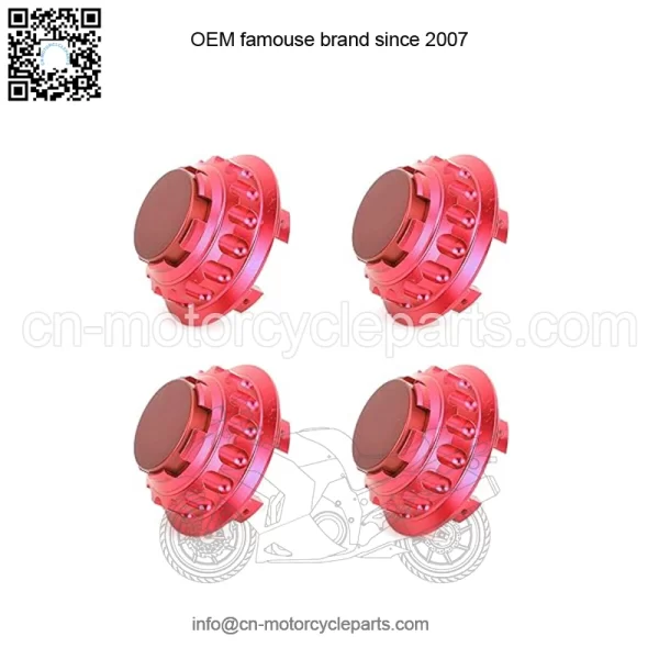 BMW Honda wheel center cover #red - Image 4
