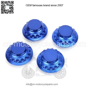 Porsche wheel center cover #blue
