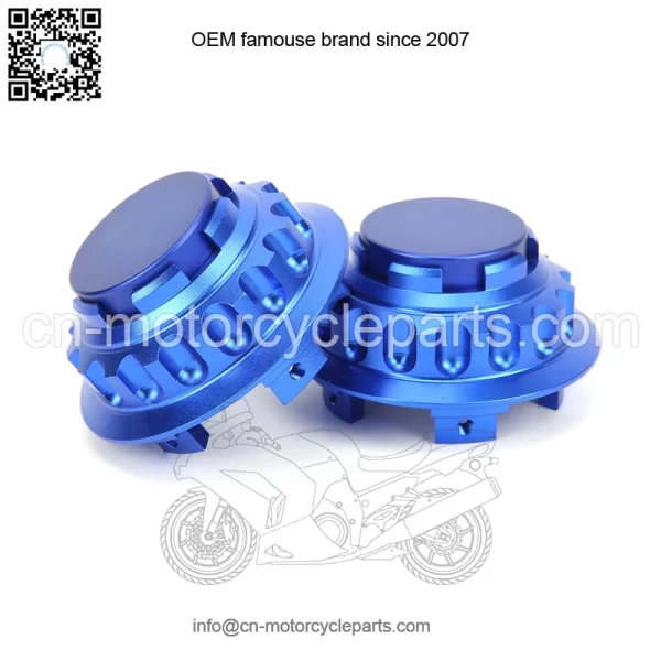 Porsche wheel center cover #blue - Image 3