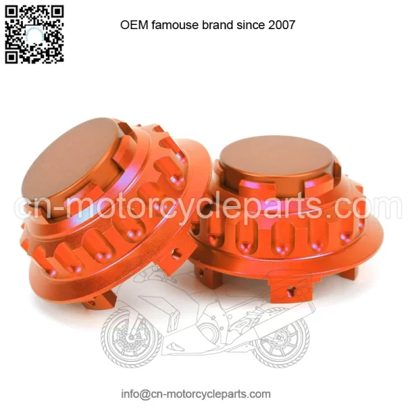 Porsche wheel center cover #orange - Image 3