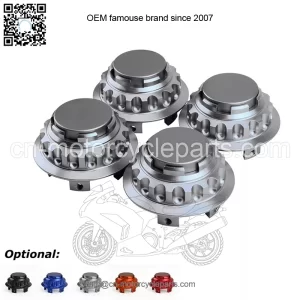 Porsche wheel center cover #titanium