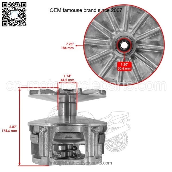 Primary Drive Clutch w/ Tool for Polaris RZR Trail S 1000 EPS 2023-25 (Non-EBC) - Image 2