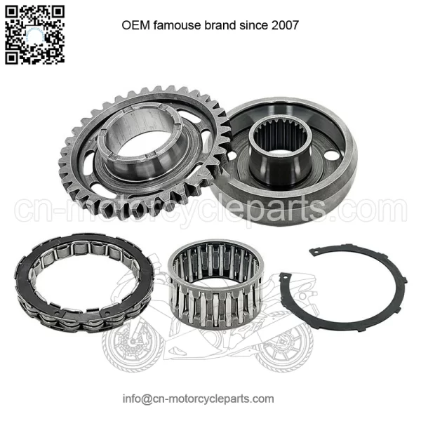 One Way Starter Clutch W/Gear Bearing Cover Gasket Kit for Honda TRX450ER TRX450 - Image 5