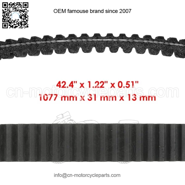 49094-0045 Clutch Converter Aramid Belt For Kawasaki Mule 3000 3010 KAF620 01-08 - Image 2