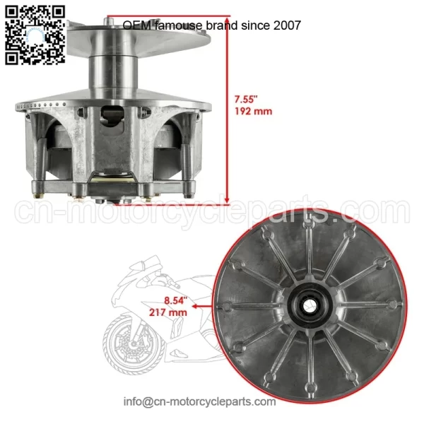 Primary & Secondary Clutch w/ Belt For Polaris RZR Turbo 4 2019 / RS1 2018-2022 - Image 2