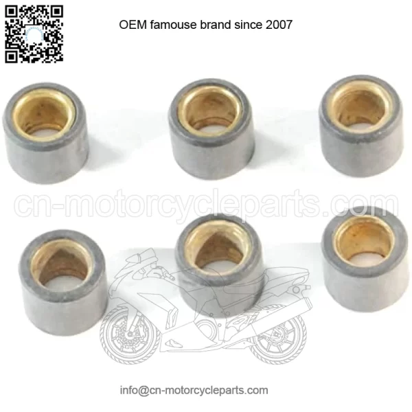 18X14 (13G) Most Common Gy6-125, Gy6-150 ATVs, Gokarts, Scooters, UTVs Clutch Roller Weights Set - Image 2