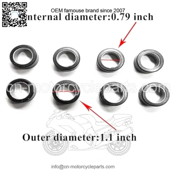Hisun Clutch Roller Weights 18 Grams 8 Pack Replacement for Hisun UTV ATV 450 500 550 700 750 Coleman Axis Bennche Cub Cadet Replacement for YAMAHA RHINO 660 07-12 GRIZZLY 550 660 700 04-07 - Image 3