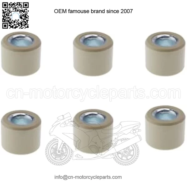 18x14mm/0.71"x0.55" GY6 Sliding Roller Weights 15g/0.033lb for 180-230cc Chinese Scooter Moped ATV Go Kart 4-Stroke Engine - Image 4