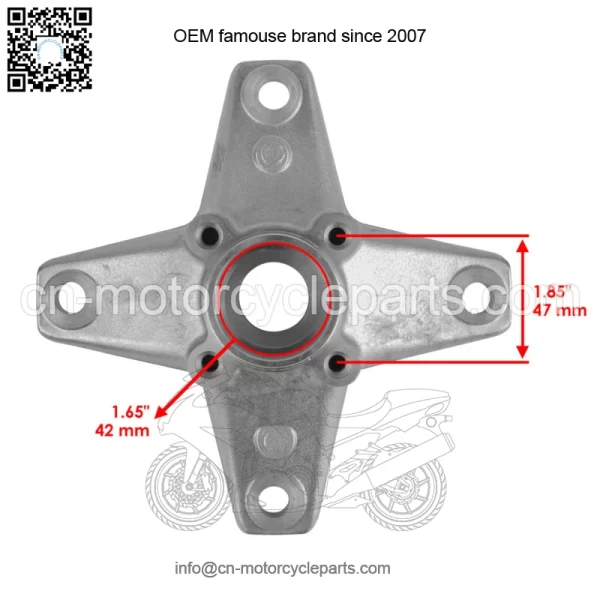Front Left and Right Wheel hub fits Yamaha YFZ450 YFZ450V YFZ450R 2006 2007-2013 (For: Yamaha Raptor 700) - Image 3
