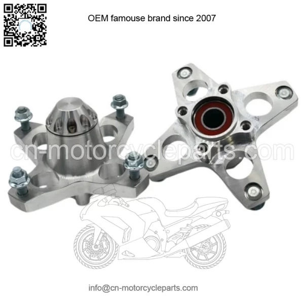 LSR Billet Front Wheel Hubs Set Yamaha Raptor 700 YFZ450 YFZ450R - Image 3