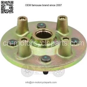 Wheel Hub - Front, UTV, Hisun, 700cc, 27 Spline Trivalent zinc