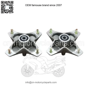2 x NEW front hubs + studs seals bearings Yamaha Raptor 700 660 YFZ450 YFZ450r