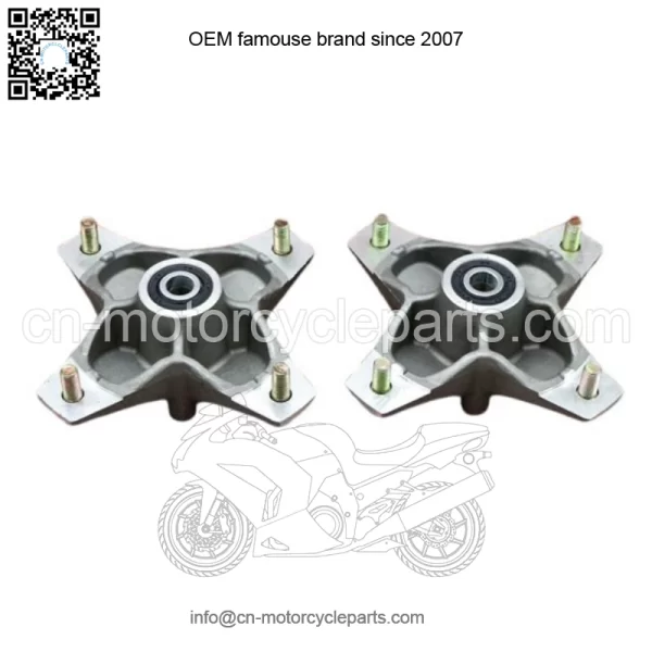 2 x NEW front hubs + studs seals bearings Yamaha Raptor 700 660 YFZ450 YFZ450r