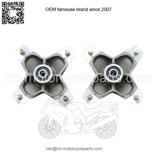 2 x NEW front hubs + studs seals bearings Yamaha Raptor 700 660 YFZ450 YFZ450r - Image 2