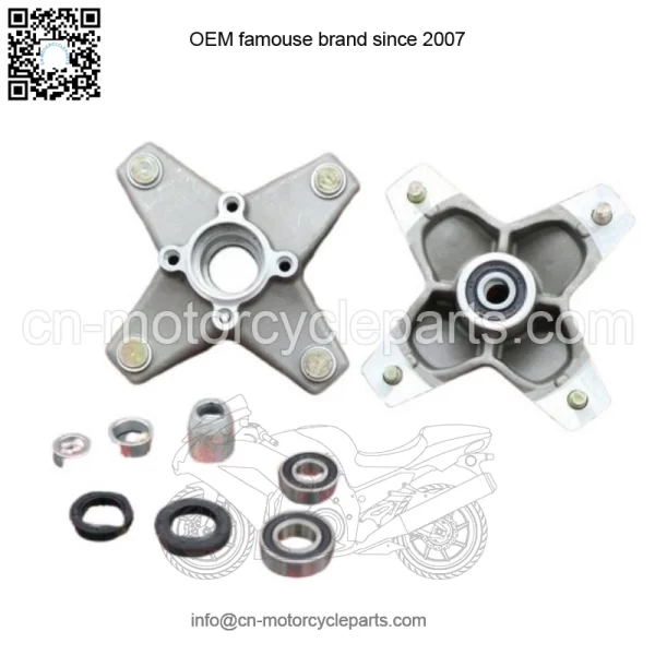 2 x NEW front hubs + studs seals bearings Yamaha Raptor 700 660 YFZ450 YFZ450r - Image 5